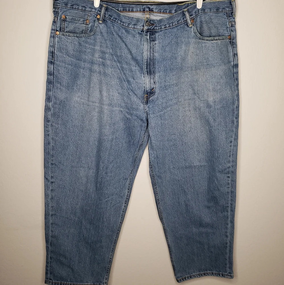 Levis Mens 560 Straight Leg Light/Medium Wash Jean - Picture 1 of 13